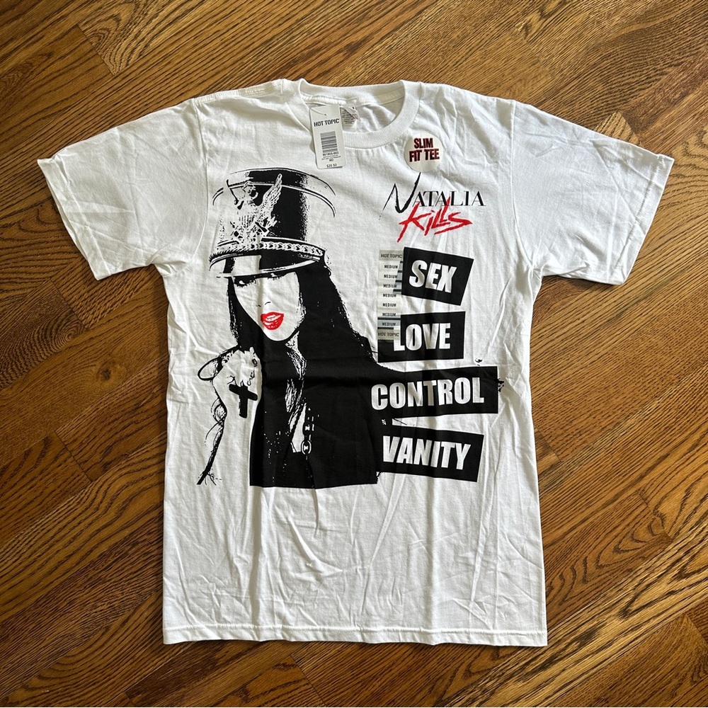 RARE Natalia Kills - Love Sex Control Vanity - Hot Topic T-Shirt